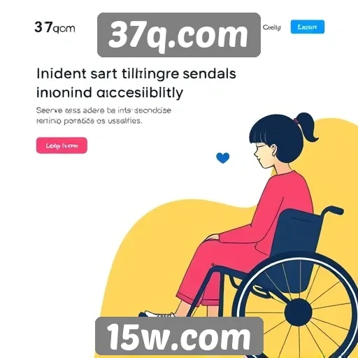 Acessibilidade e design no site 37q.com